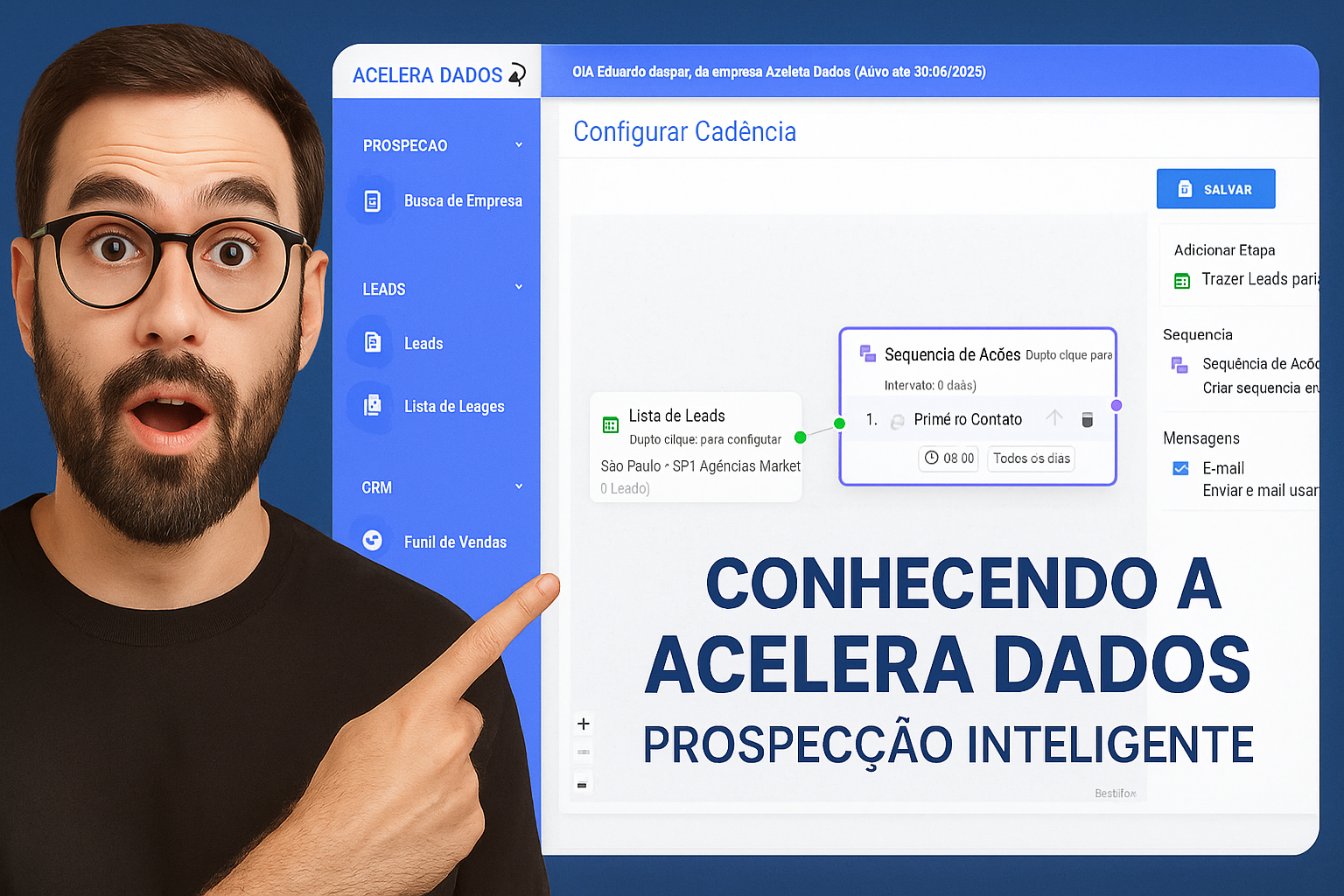 Inicio prospeccao b2b automatica acelera dados - Inicio